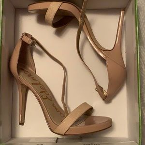 Sam Edelman Nude Strap Heel